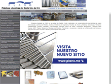 Tablet Screenshot of plano.com.mx