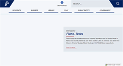 Desktop Screenshot of plano.gov